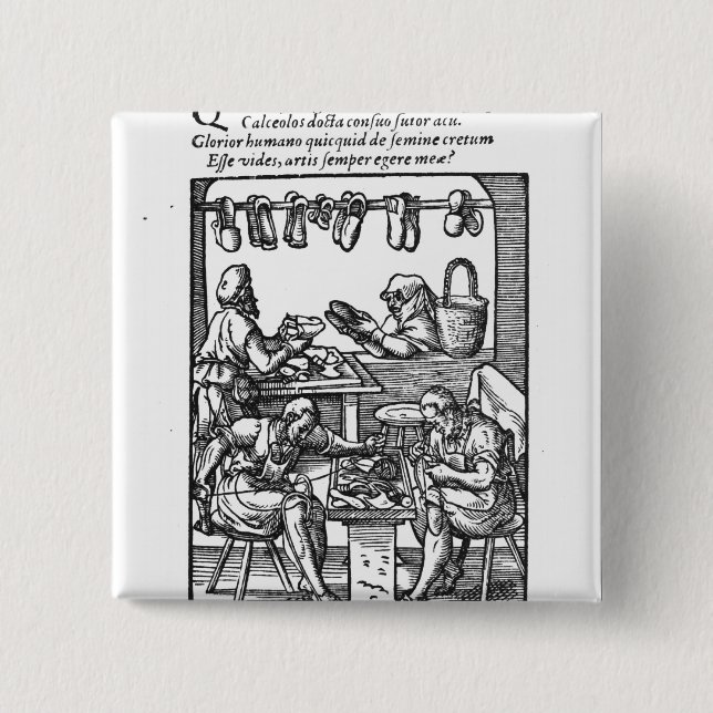 Macaron Carré 5 Cm Le fabricant de chaussure (Devant)