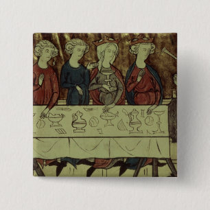 Macaron Carré 5 Cm Le festin d'anniversaire de Nubien, roi de