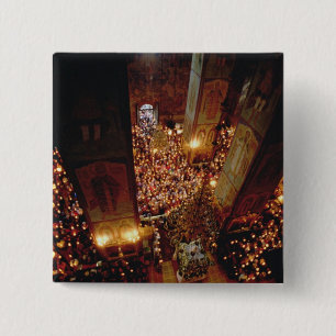 Macaron Carré 5 Cm Le festin de l'acceptation de la Vierge