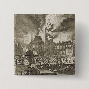Macaron Carré 5 Cm Le feu à vieux hôtel de ville, le 17 juillet 165