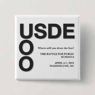 Macaron Carré 5 Cm Le fonctionnaire occupent le bouton 2,0 carré