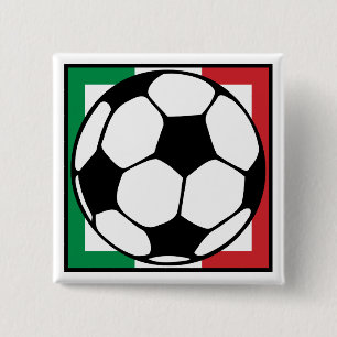 Macaron Carré 5 Cm le football. le carré italien.