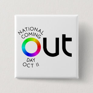 Macaron Carré 5 Cm Le grand bouton de blanc de carré de SORTIE