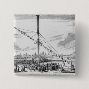 Macaron Carré 5 Cm Le grand télescope astronomique