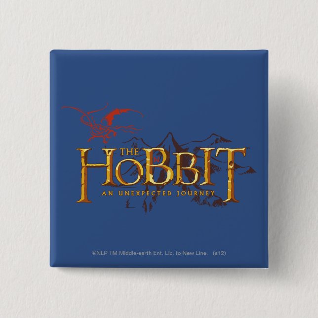 MACARON CARRÉ 5 CM LE HOBBIT : UN VOYAGE INATTENDU™ (Devant)