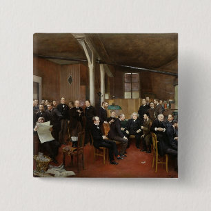 Macaron Carré 5 Cm Le Journal des Debats, 1889