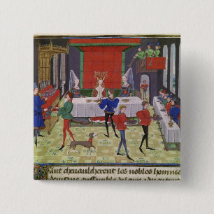 Macaron Carré 5 Cm Le mariage de Renaud de Montauban et de Clarisse