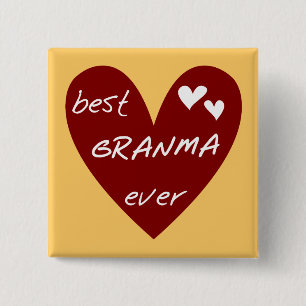 Macaron Carré 5 Cm Le meilleurs T-shirts et cadeaux de Granma de