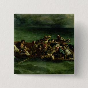 Macaron Carré 5 Cm Le naufrage de Don Juan, 1840