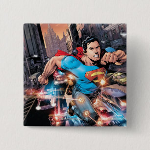 Macaron Carré 5 Cm Le Nouveau 52 - Superman #1 2
