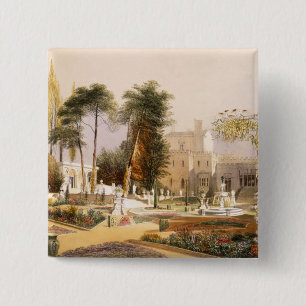 Macaron Carré 5 Cm Le Parterre dans les jardins chez Wilton, le sièg