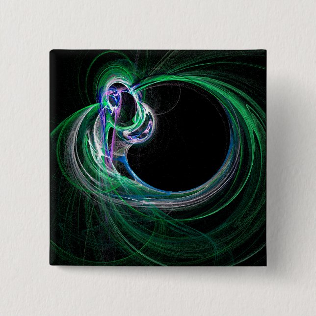 Macaron Carré 5 Cm Le Pin de guérisseur (Devant)