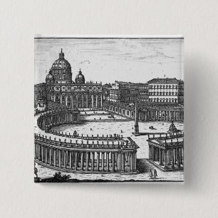 Macaron Carré 5 Cm Le plan original de Bernini pour le carré de St