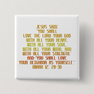 Macaron Carré 5 Cm Le plus grand commandement