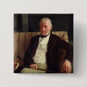 Macaron Carré 5 Cm Le portrait d'Edgar Degas   de Hilaire dégazent