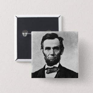 Macaron Carré 5 Cm Le président américain Abraham Lincoln, Guerre de 