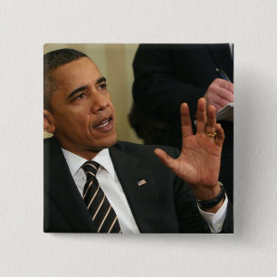 Macaron Carré 5 Cm Le président Barack Obama parle à la presse
