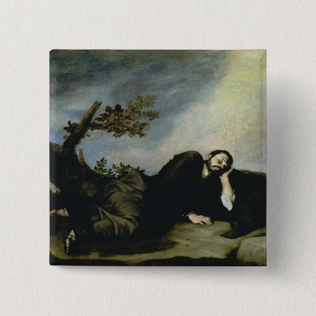 Macaron Carré 5 Cm Le rêve de Jacob, 1639 (Devant)