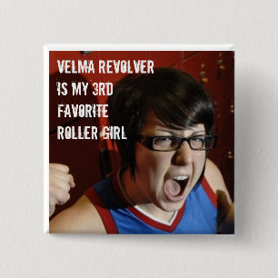 Macaron Carré 5 Cm Le revolver de Velma est ma 3ème fille préféré