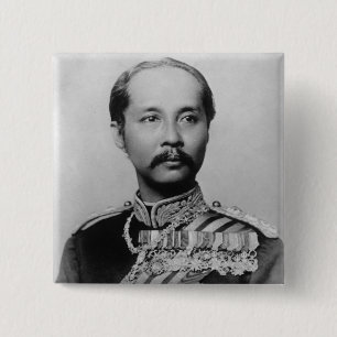 Macaron Carré 5 Cm Le Roi Chulalongkorn Rama V de la Thaïlande