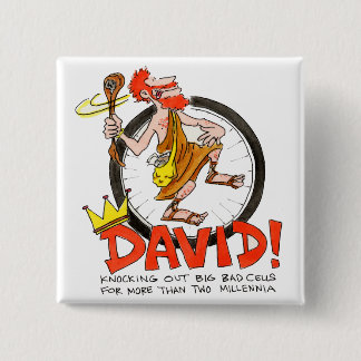 Macaron Carré 5 Cm Le Roi David Button