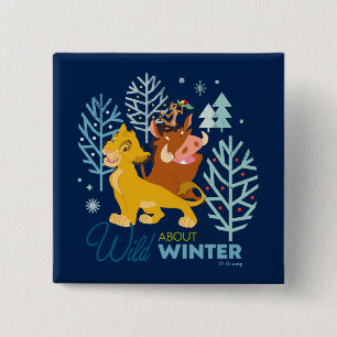 Macaron Carré 5 Cm Le Roi Lion   Wild About Winter