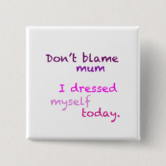 Macaron Carré 5 Cm Le rose I s'est habillé bouton