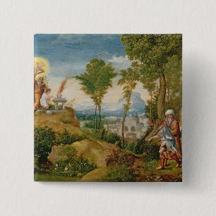 Macaron Carré 5 Cm Le sacrifice d'Isaac