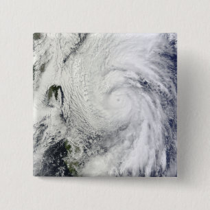 Macaron Carré 5 Cm Le typhon Chaba dans la mer des Philippines