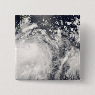 Macaron Carré 5 Cm Le typhon Fengshen au-dessus des Philippines