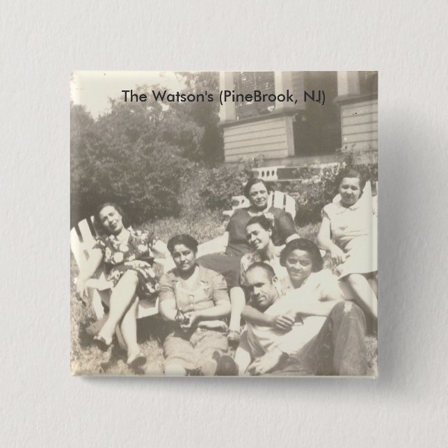 Macaron Carré 5 Cm Le Watson (Devant)