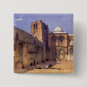 Macaron Carré 5 Cm Leander Russ L'église du Saint Sépulcre