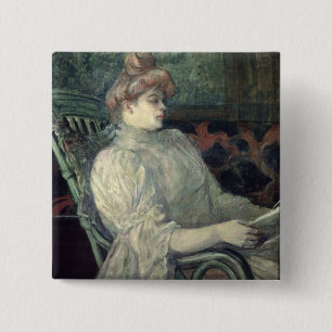 Macaron Carré 5 Cm Lecture de femme