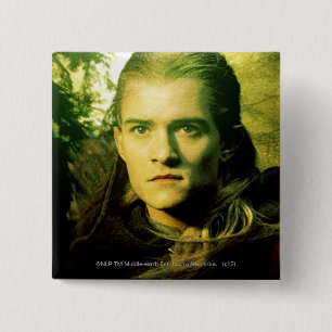 Macaron Carré 5 Cm LEGOLAS GREENLEAF™ Portrait avant