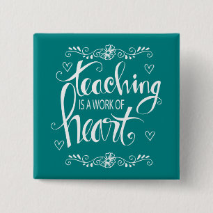 Macaron Carré 5 Cm L'enseignement est un travail d'expression