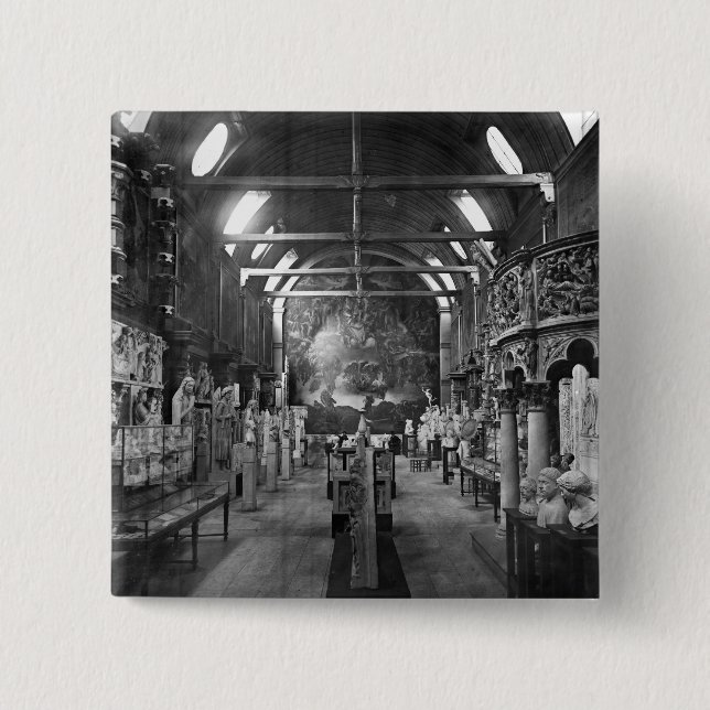 Macaron Carré 5 Cm Les Beau-Arts de DES d'Ecole Nationale Superieure (Devant)