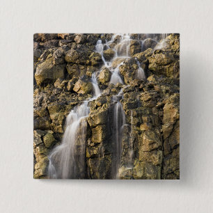 Macaron Carré 5 Cm Les chutes de saumure de la roche volcanique