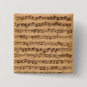 Macaron Carré 5 Cm Les concerts de Brandenburger, No.5 D-Dur, 1721