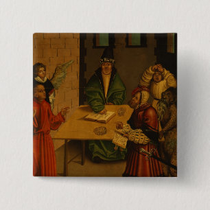 Macaron Carré 5 Cm Les Dix commandements, 1516