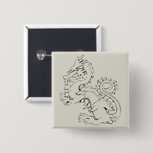 Macaron Carré 5 Cm Les Dragons Asiatiques Tatsu Sont Des Créatures My