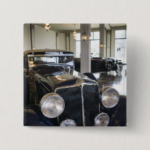 Macaron Carré 5 Cm Les Etats-Unis, Indiana, auburn : Auburn, corde,