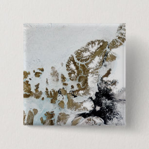 Macaron Carré 5 Cm Les îles 2 de la Reine Elizabeth