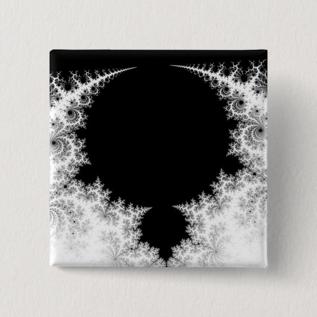 Macaron Carré 5 Cm Les pins (Devant)