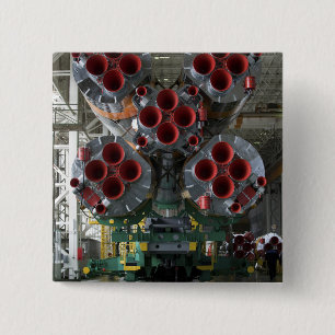 Macaron Carré 5 Cm Les propulseurs du vaisseau spatial de Soyuz