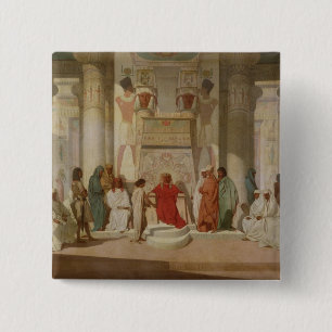 Macaron Carré 5 Cm Les rêves du pharaon de explication de Joseph