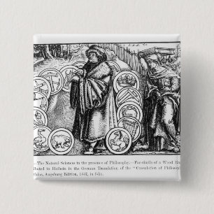 Macaron Carré 5 Cm Les sciences naturelles en présence de