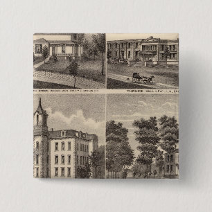 Macaron Carré 5 Cm Les usines de Rapidan et les résidences à Rapidan,