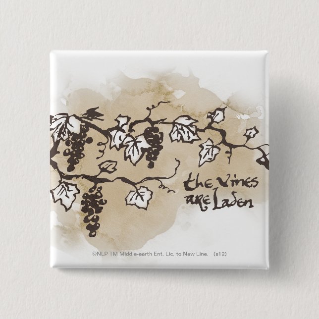 Macaron Carré 5 Cm Les Vins Sont Chargés (Devant)