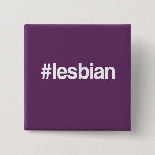 MACARON CARRÉ 5 CM LESBIENNE DE HASHTAG