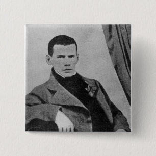 Macaron Carré 5 Cm Lev Nikolaevich Tolstoy en tant qu'étudiant